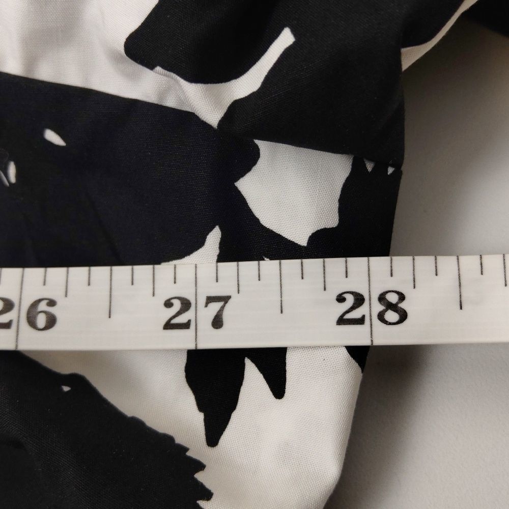Christopher John Rogers Wrap Dress Black White NWT - Picture 9 of 13